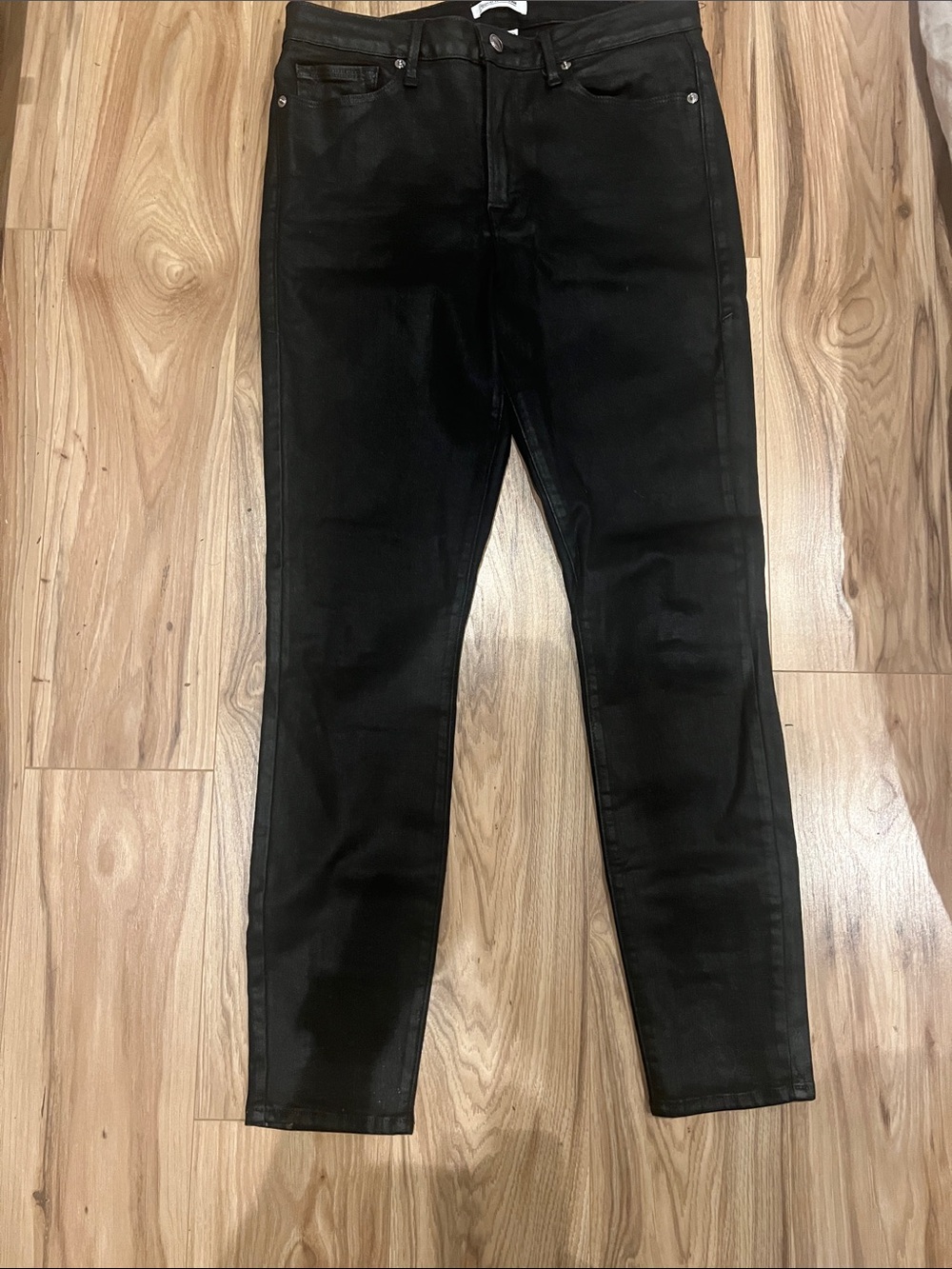 Good American Black Skinny Jeans size 10/30
